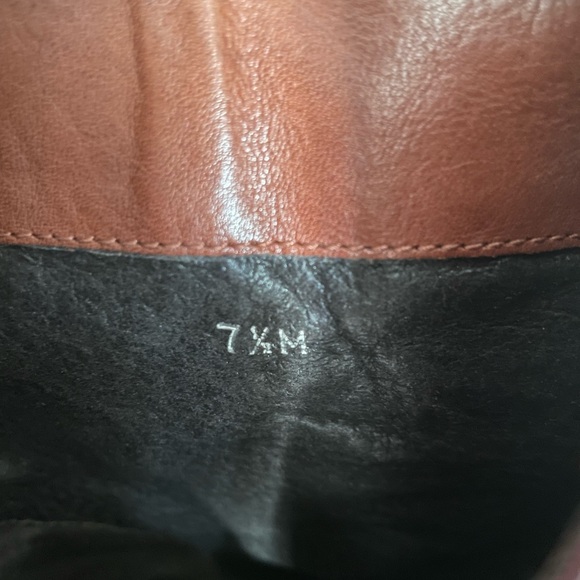 Sesto Meucci Womens Leather Strappy Almond Toe Mid-Calf Boots Brown Size 7 1/2 - Picture 7 of 9